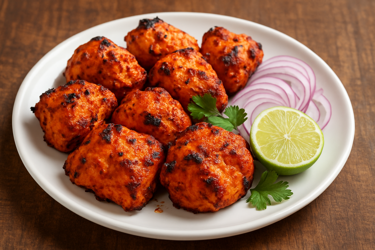 دجاج تكا ماسالا هندي (بالتوابل الأصلية)