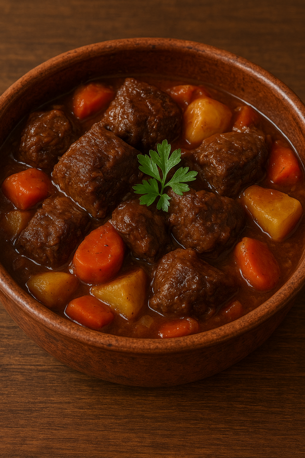 طاجن لحم مع الخضار