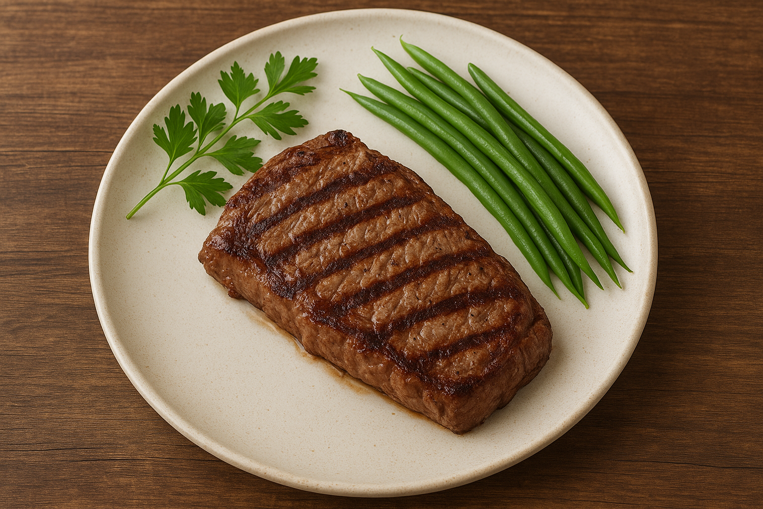 ستيك لحم للدايت في الفرن (عالي البروتين قليل الدهون)