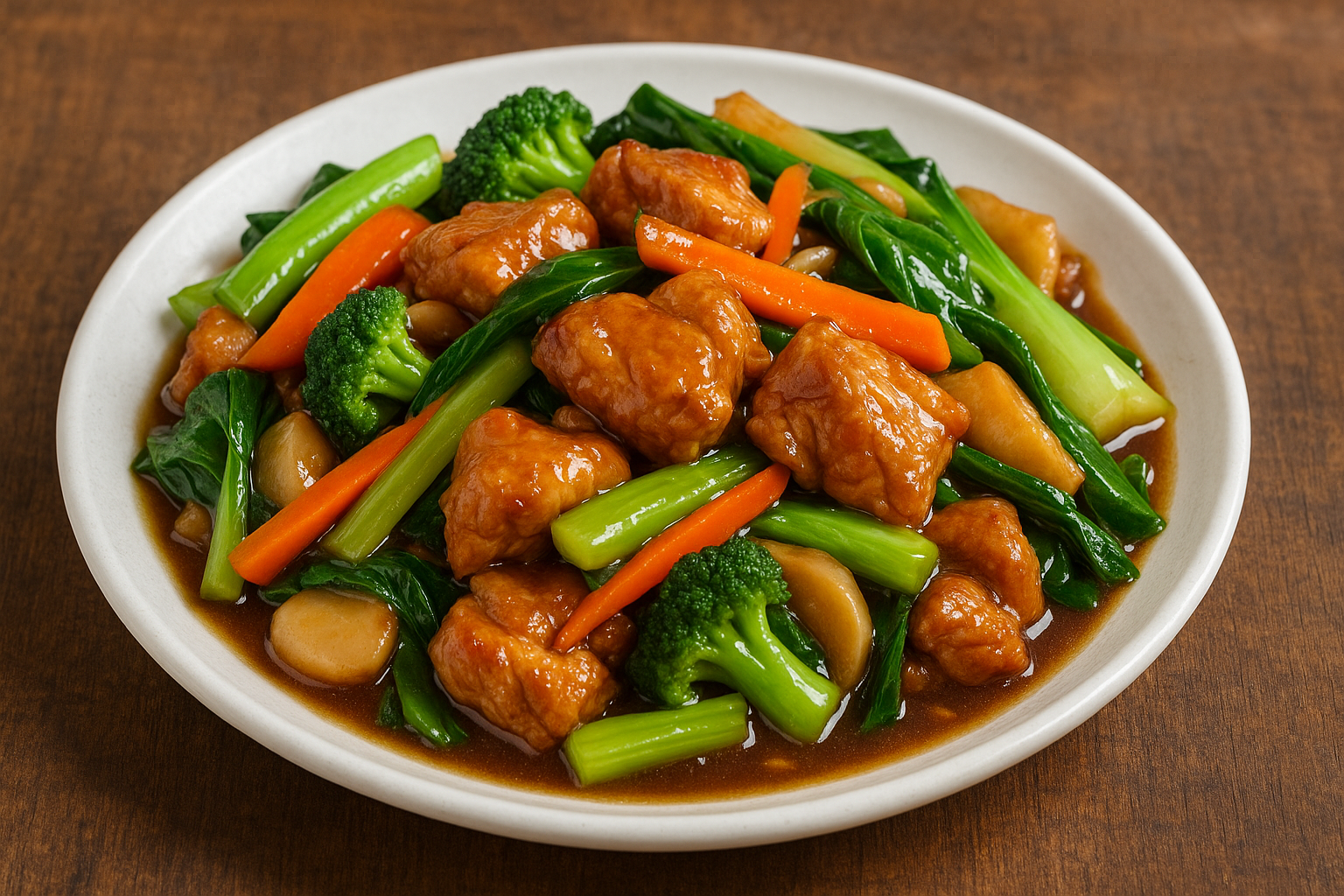 دجاج كانتون صيني (بصلصة الصويا)