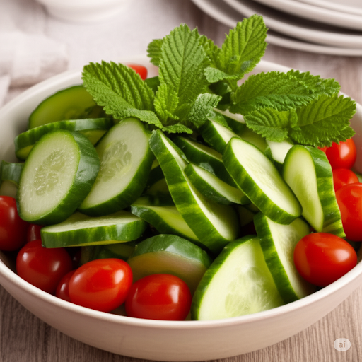 مكونات السلطة الخضراء
