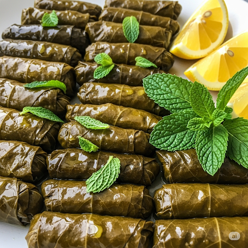 ورق عنب على الطريقة اللبنانية: نكهة مميزة بلمسة من عصير الليمون