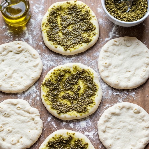 طريقة عمل عجينة مناقيش رقيقة وهشة (مثل المخابز)