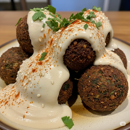 طحينة الفلافل الأصلية (بماء الفلافل والليمون)