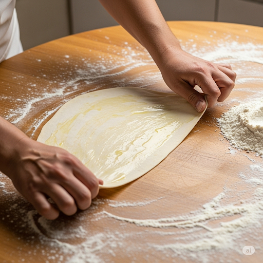 وصفة عجينة بورك هشة ومقرمشة للقلي أو الخبز