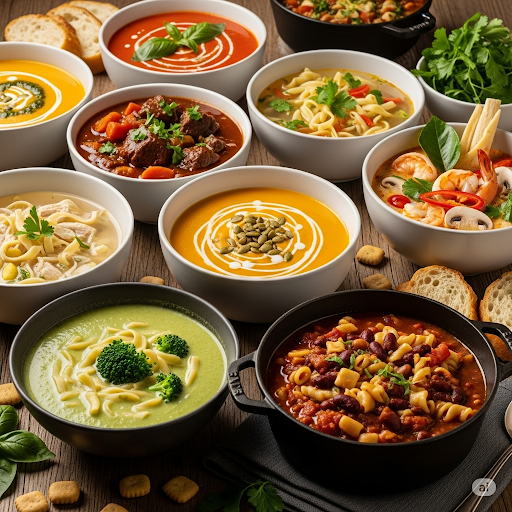أنواع الشوربات
