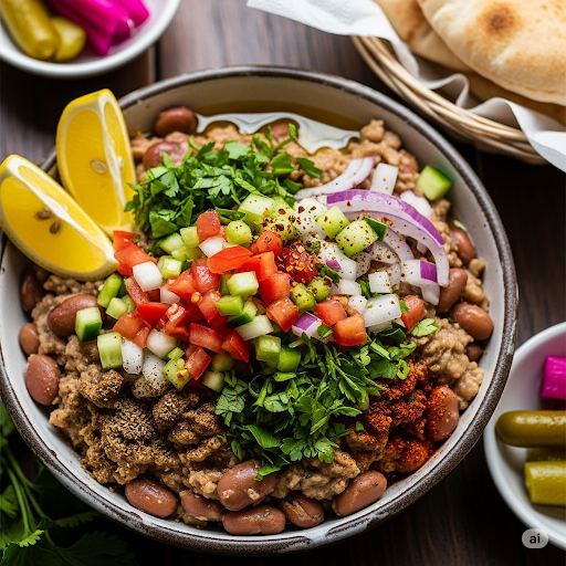 فول إسكندراني بالطماطم والبهارات (وصفة أصلية من الإسكندرية)