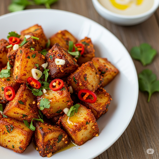 بطاطا حرة مقرمشة مثل المطاعم (بالصوص الحار)