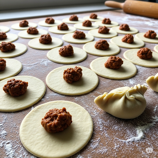 طريقة عمل عجينة الشيش برك اللبنانية الرقيقة (لحشو اللحم أو الجبن)