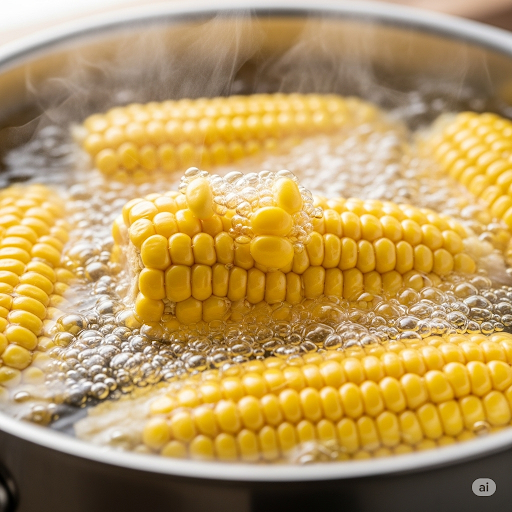 طريقة سلق الذرة الصفراء