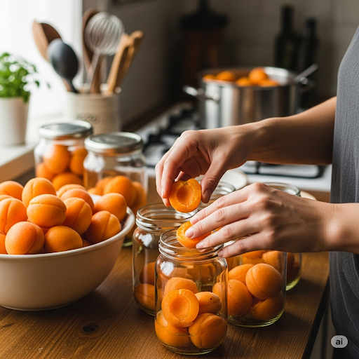 طريقة حفظ المشمش