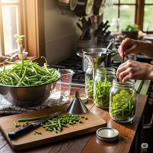 طريقة تخزين الفاصوليا الخضراء