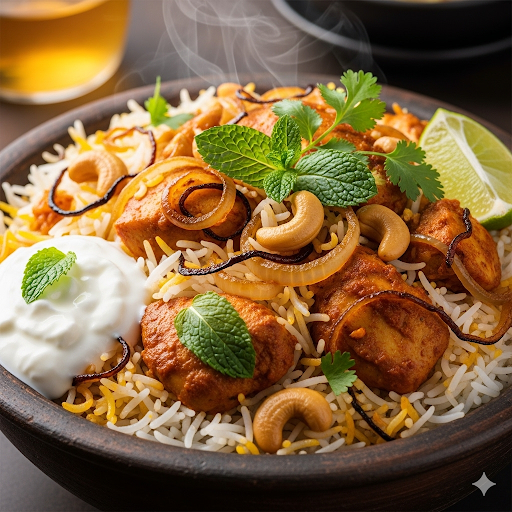 طريقة البرياني بالزبادي