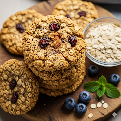 🍪 كوكيز الشوفان الصحي: 4 وصفات شهية للرجيم وللأطفال 🥄
