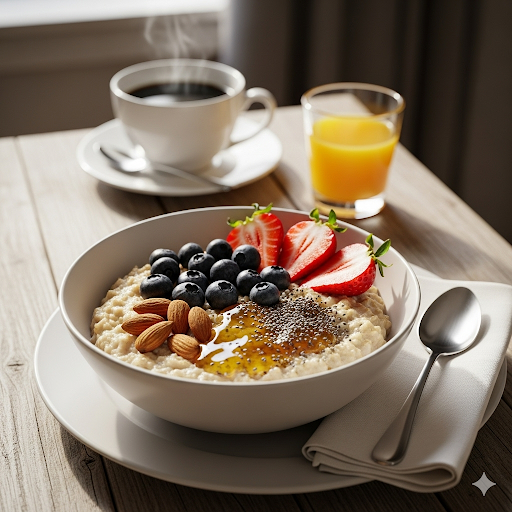 🌅 الشوفان للإفطار: بداية يومك بطاقة وصحة 🌾
