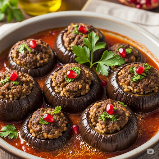 طريقة عمل شيخ المحشي (محشي الباذنجان باللحمة)