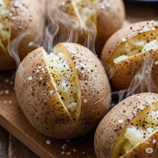 بطاطس مقرمشة في الهواء الساخن (بدون زيت)