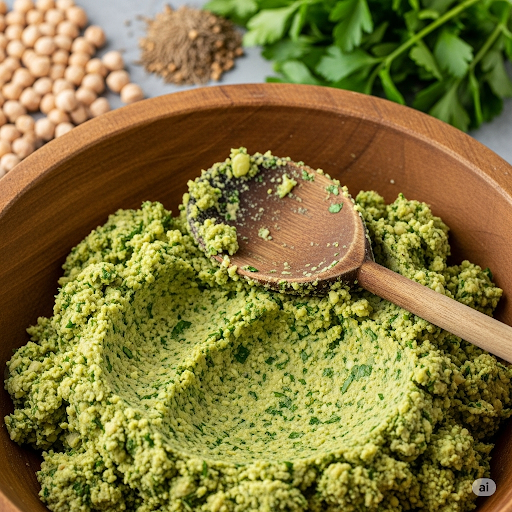 عجينة طعمية بيتي مقرمشة