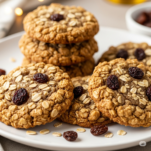 أسهل طريقة لعمل بسكويت الشوفان