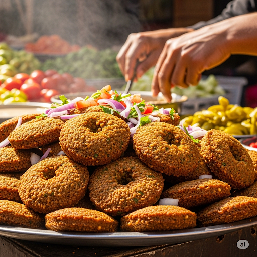 عمل الطعمية السودانية